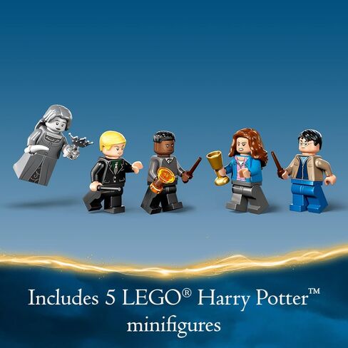 LEGO Harry Potter Hogwarts: Room of Requirement Building Set 76413 Castle Building Toy from Harry Potter Movie Featuring Harry, Hermione and Ron Mini Figures, Wands, Fire Serpent, and Deathly Hallows in Saudi Arabia