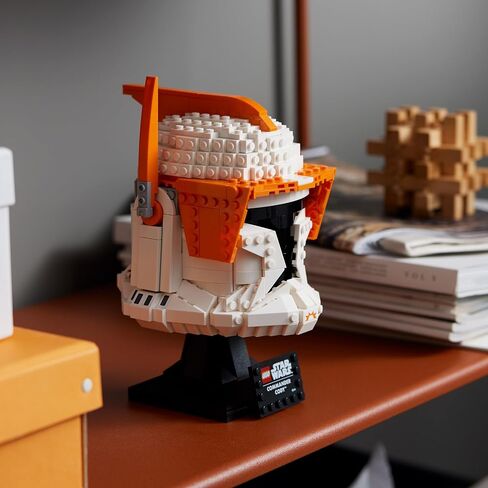 LEGO Star Wars Clone Commander Cody Helmet 75350 Collectible Building Set - Featuring Authentic Details, Office Decor Display Model for Adults, The Clone Wars Collection Memorabilia and Gift Idea in Saudi Arabia