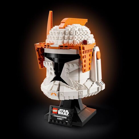 LEGO Star Wars Clone Commander Cody Helmet 75350 Collectible Building Set - Featuring Authentic Details, Office Decor Display Model for Adults, The Clone Wars Collection Memorabilia and Gift Idea in Saudi Arabia