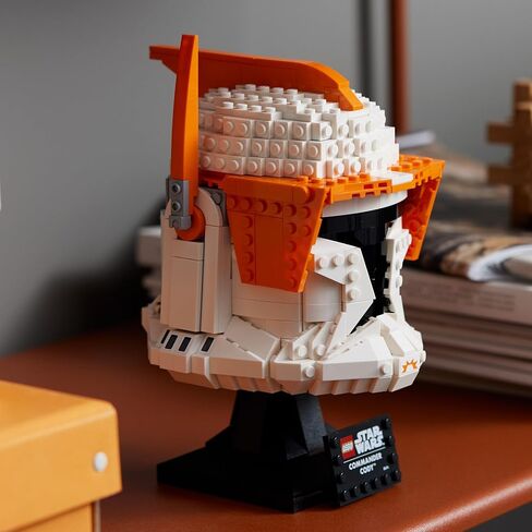 LEGO Star Wars Clone Commander Cody Helmet 75350 Collectible Building Set - Featuring Authentic Details, Office Decor Display Model for Adults, The Clone Wars Collection Memorabilia and Gift Idea in Saudi Arabia