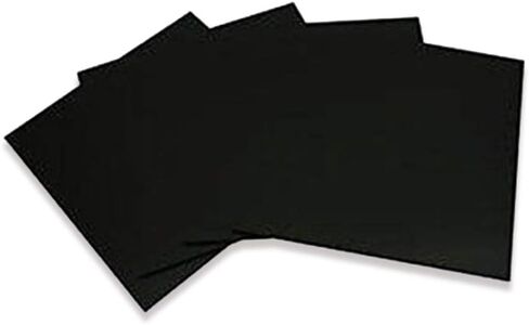 4 inch Black Glass Fusible Squares 90COE - 4 Pack in Kuwait