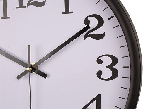 TXY Wall Clock Mute Movement Creative Watch with Simple Modern Design Silent Clock for Home Living Room Decoration (10in (25cm)) in Saudi Arabia