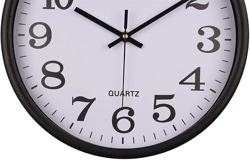 TXY Wall Clock Mute Movement Creative Watch with Simple Modern Design Silent Clock for Home Living Room Decoration (10in (25cm)) in Saudi Arabia