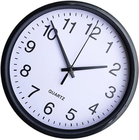 TXY Wall Clock Mute Movement Creative Watch with Simple Modern Design Silent Clock for Home Living Room Decoration (10in (25cm)) in Saudi Arabia