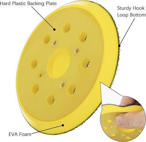 5inch 8 Holes Hook and Loop Sander Pad 51-36-7090/51-36-7100 for 6021-21/6034-21 in Saudi Arabia