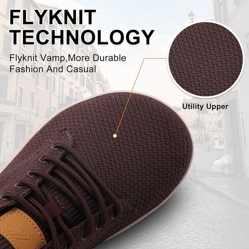 أحذية رياضية رجالية من relxfeet موضة أوكسفورد أحذية كاجوال للعمل بمقدمة واسعة أحذية مشي حافي القدمين بدون قطرة in Kuwait