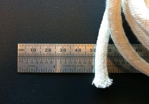 Dan's Daughters' Containers 1/4" x 5' Wick It Up with US 1/4" Inch by 5' Feet Round Braided Cotton Replacement Wick for Kerosene Alcohol Oil Lamp and Candle Lamp Burner Lantern Stove in Kuwait