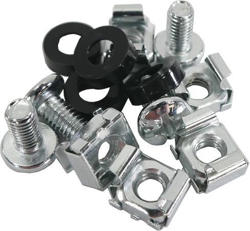 CNAweb Power Distribution Unit 19" 1U Rack Mount PDU 8 Outlet 12 Foot Power Cord - Black in Kuwait