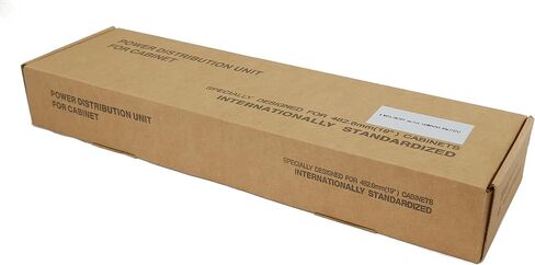 CNAweb Power Distribution Unit 19" 1U Rack Mount PDU 8 Outlet 12 Foot Power Cord - Black in Kuwait