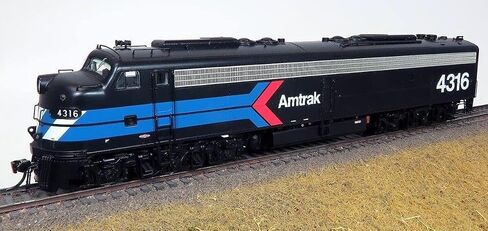 Rapido HO EMD E8A (DC/DCC/الصوت): أمتراك - مخطط الأسود المبكر: #4316 in Kuwait