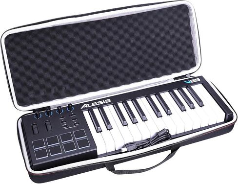 LTGEM Controller Case for Alesis V25 MKII USB MIDI Keyboard Controller Hard Storage Travel Protective Carrying Bag in Saudi Arabia