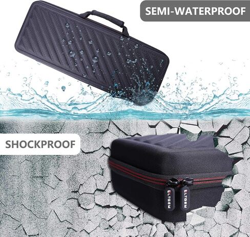 LTGEM Controller Case for Alesis V25 MKII USB MIDI Keyboard Controller Hard Storage Travel Protective Carrying Bag in Saudi Arabia
