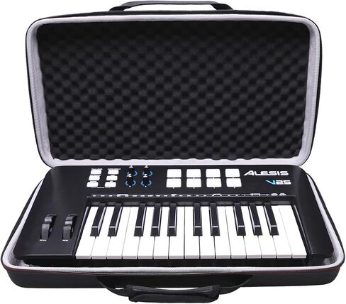 LTGEM Controller Case for Alesis V25 MKII USB MIDI Keyboard Controller Hard Storage Travel Protective Carrying Bag in Saudi Arabia