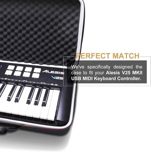 LTGEM Controller Case for Alesis V25 MKII USB MIDI Keyboard Controller Hard Storage Travel Protective Carrying Bag in Saudi Arabia