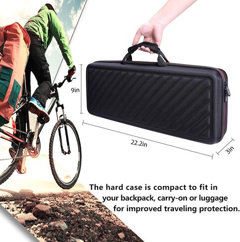 LTGEM Controller Case for Alesis V25 MKII USB MIDI Keyboard Controller Hard Storage Travel Protective Carrying Bag in Saudi Arabia