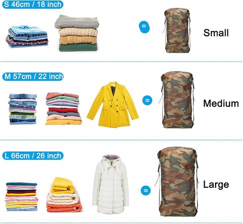 PATIKIL Compression Stuff Sack, Waterproof Sleeping Bag Storage Sack for Camping in Saudi Arabia