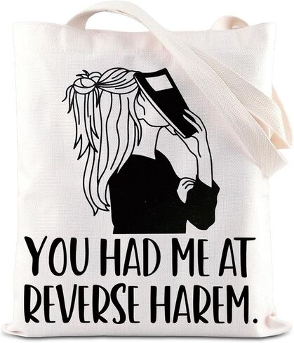 ENSIANTH Dark Romance Reader Book Sleeve Smut Romance Bookish Gift Smut Reading Book Cover Spicy Book Lover Gift (harem bag) in Saudi Arabia