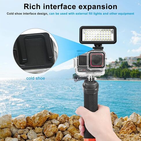 FitStill 60M/196FT Underwater Waterproof Diving Housing Compatible for Insta 360 Ace Pro,Protective Cover Shell with Accessories for Ace Pro Action Camera in Saudi Arabia