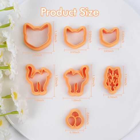 Puocaon Animal Polymer Clay Cutters - 10 Pcs Animal Frame Clay Cutters for Earrings & Jewelry - Ice Bear & Camel Shapes in Saudi Arabia
