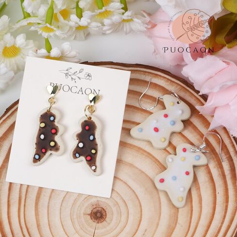 Puocaon Animal Polymer Clay Cutters - 10 Pcs Animal Frame Clay Cutters for Earrings & Jewelry - Ice Bear & Camel Shapes in Saudi Arabia