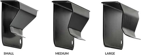 Lulalu Drawer Organizer Labels. Movable Metal Clip Labels for Storage Drawer Bin Organizing: Desk, Kitchen, Makeup, Jewelry, and Bath. Pack of 15 Black Multisize Clips. in Kuwait