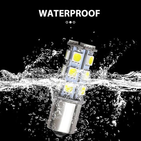 ZKFAR Pack-4 Car Lights, Car Turn Signal Lights, 1156 LED Bulbs, Automobile LED Lights Replacements, Universal for Most Cars, Trucks and SUVs (Blue) in Saudi Arabia