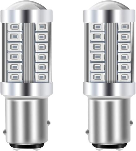 Sidaqi 2 قطعة العنبر 1156 BAU15S PY21W مصابيح LED 900LM فائقة السطوع الأمامية والخلفية أضواء إشارة الانعطاف لشاحنة مقطورة السيارة 5630 33SMD 12-30 فولت 3.6 وات in Kuwait