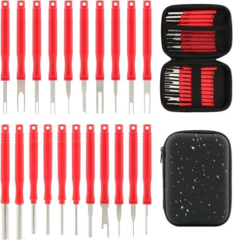 مجموعة أدوات إزالة الدبوس الطرفي BNYTXV - 21 قطعة أداة تحديد موصل الأسلاك، مجموعة القاذف الطرفية لإصلاح أسلاك الأسلاك in Kuwait