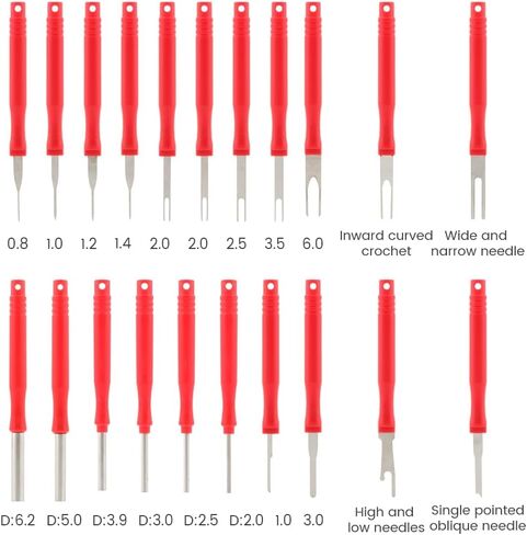 مجموعة أدوات إزالة الدبوس الطرفي BNYTXV - 21 قطعة أداة تحديد موصل الأسلاك، مجموعة القاذف الطرفية لإصلاح أسلاك الأسلاك in Kuwait