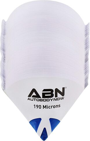 ABN Paint Strainer Mesh Funnel, 190 Micron 250ct - Disposable Filters Cone Blue Mesh Strainers, Oil Funnel for Mechanics in Saudi Arabia