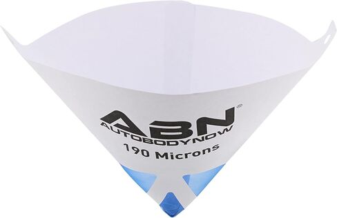 ABN Paint Strainer Mesh Funnel, 190 Micron 250ct - Disposable Filters Cone Blue Mesh Strainers, Oil Funnel for Mechanics in Saudi Arabia