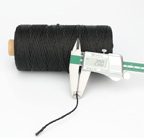 KINGLAKE Orange Mason Line String Line, Nylon Twine String, 18 Braided Durable Nylon Twine for Garden, Masonry, 300 Feet Fluorescent Orange Construction String Brick Line, DIY Crafts Decor String in Saudi Arabia