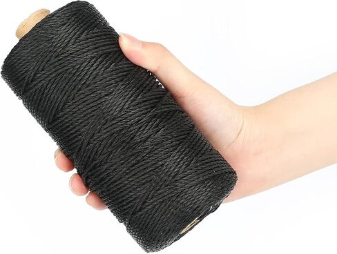 KINGLAKE Orange Mason Line String Line, Nylon Twine String, 18 Braided Durable Nylon Twine for Garden, Masonry, 300 Feet Fluorescent Orange Construction String Brick Line, DIY Crafts Decor String in Saudi Arabia