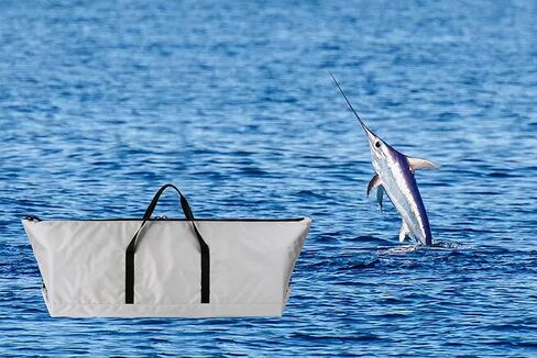 Roadaniel Insulated Fish Cooler Bag, Leakproof Fish Kill Bag, Portable Large Fishing Cooler Bag for Outdoor Tarvel, Sweat Proof Design, Keep Ice Cold and Fresh All Day Long in Saudi Arabia