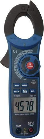 جهاز قياس المشبك R5040 True RMS AC/DC من ريد إنسترومنتس مع كاشف لدرجة الحرارة والجهد غير المتصل، 1000 أمبير in Kuwait