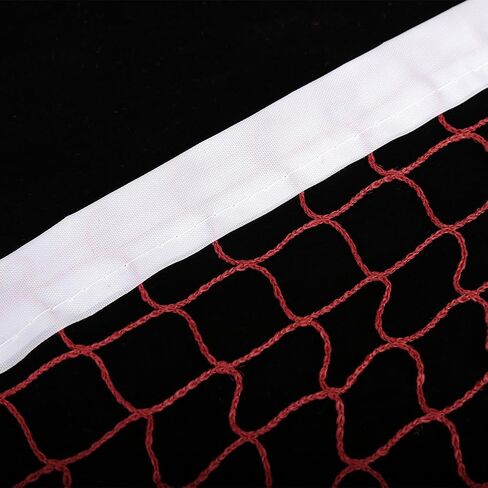 Badminton Net, Durable Lightweight Polypropylene Fiber Badminton Tennis Competition Training Net (Red) Badminton Net in Kuwait