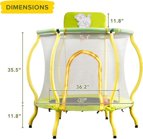 lovmor 4ft 5ft 6ft 7ft 8ft 10ft 12ft 14ft 15ft 16ft الترامبولين، 1500 رطل الترامبولين الترفيهية سعة الوزن للأطفال والكبار مع شبكة الضميمة، طوق كرة السلة وسلم، ASTM المعتمدة in Kuwait