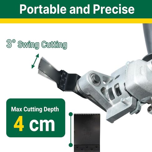 مجموعة محول أدوات التأرجح، Scimaker 5/8" M10 M14 مجموعة شفرات منشار متأرجحة متعددة الوظائف لجميع طاحونة الزوايا، مثالية للمشروعات اليدوية والاستخدام الاحترافي in Kuwait