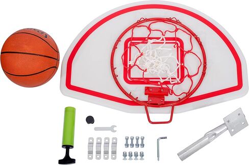 ترامبولين UBGO بطول 15 قدم، ترامبولين خارجي مع شبكة مغلقة، ترامبولين مستدير مع سلم وحلقة كرة السلة، ترامبولين في الفناء الخلفي للأطفال والعائلة وقت سعيد باللون الأزرق in Kuwait