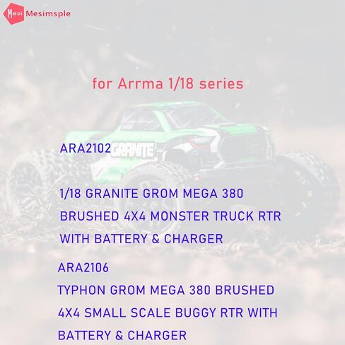تعليق علوي أمامي من سبيكة Mesimsple ذراع 6061 الشب ARA330809 لـ Arrma 1/18 جرانيت Typhon Grom Mega 380 جزء ترقيات أزرق in Kuwait