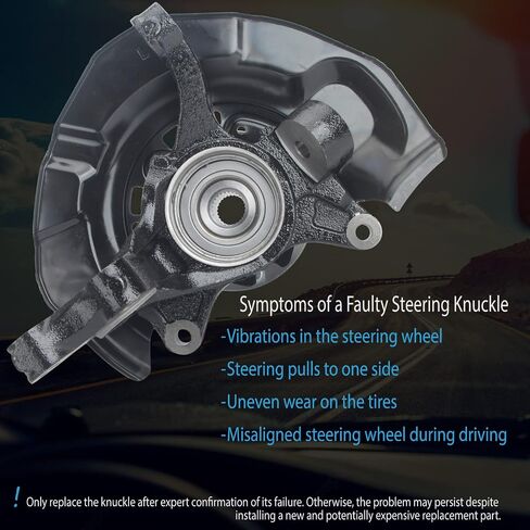 DOSKJOK Steering Knuckle Wheel Hub Bearing Assembly Front Right Passenger Compatible with Camry 2007 2008 2009 2010 2011 686-258 in Saudi Arabia