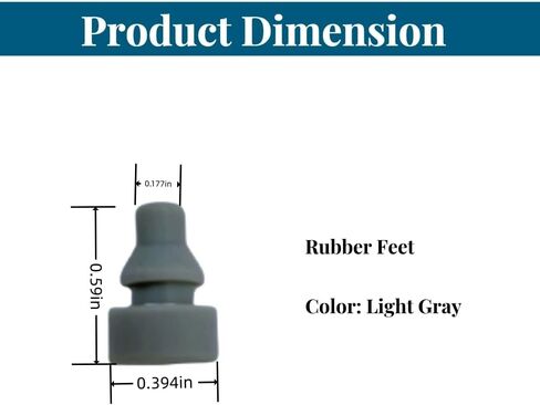 Holiket Replaceable Rubber Feet for Slow Cookers, Prevent Scratches, Marks, and Damages,Slow Cooker Insert Accessories (8 Packs) in Saudi Arabia