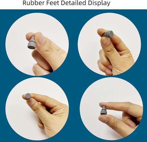Holiket Replaceable Rubber Feet for Slow Cookers, Prevent Scratches, Marks, and Damages,Slow Cooker Insert Accessories (8 Packs) in Saudi Arabia