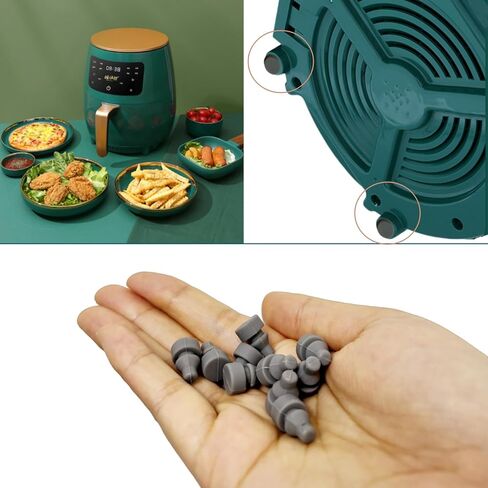 Holiket Replaceable Rubber Feet for Slow Cookers, Prevent Scratches, Marks, and Damages,Slow Cooker Insert Accessories (8 Packs) in Saudi Arabia
