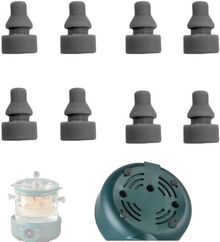 Holiket Replaceable Rubber Feet for Slow Cookers, Prevent Scratches, Marks, and Damages,Slow Cooker Insert Accessories (8 Packs) in Saudi Arabia