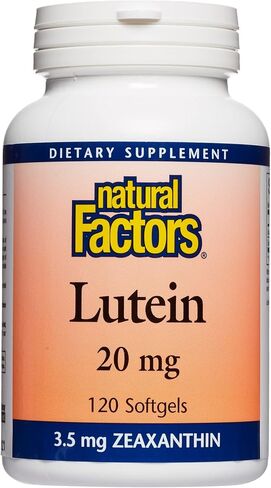 Natural Factors - Lutein 20mg, Natural Antioxidant to Support Eye Health, 60 Soft Gels in Saudi Arabia