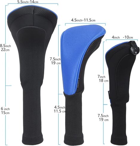 Craftsman Golf 3pcs/Set Meshy Neoprene Golf Club Headcover for Driver Fairway Hybrids Rescue in Saudi Arabia