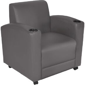 Regency Nova Tablet Arm, Lounge Chair with Storage, Black in Kuwait