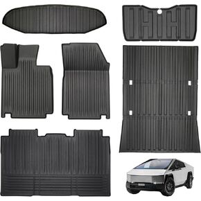 3-Layer All Weather Floor Mats for Tesla Model Y 2024-2020 Waterproof Liners XPE Material Accessories Environmentally Friendly Carpet Custom Design Trunk Mats Full Set in Saudi Arabia