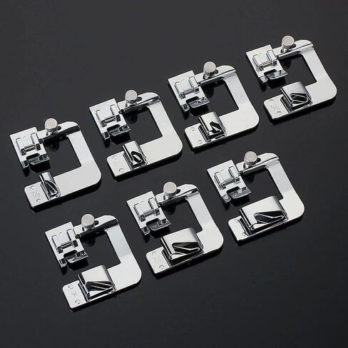 1Pc Home Multifunctional Electric Sewing Machine Accessories with Wrapped Edges, Rolled Edges, and Presser Feet are Suitable for Brother, Singer, and Janome Low Handle Sewing Machines(13mm) in Saudi Arabia